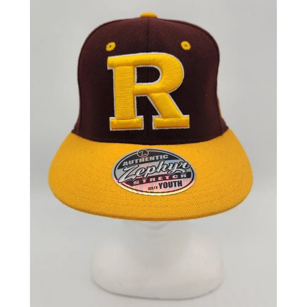 NCAA Zephyr Hat Cap Colorado State Rams Hat Maroon‎ Yellow Youth Stretch NEW